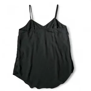 Mossimo Babydoll Black‎ Lace Trim Cami Tank Top Women's Grunge Gothic thumbnail 2