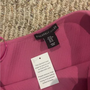 Sincerely Jules One-Shoulder Ribbed Tank in Pink thumbnail 3