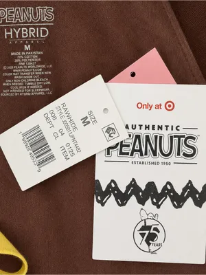Target Peanuts Brown Athletic Shorts with Yellow Trim - Women thumbnail 3