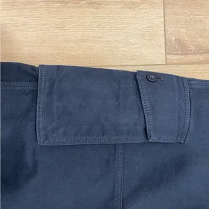 🌟Aritzia🌟 Tna Troop Cotton Cargo Pants Wide Leg Black Sz 4 thumbnail 5