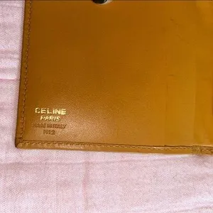 Vintage Celine Coated Canvas Monogram w Leather Accented Wallet thumbnail 10