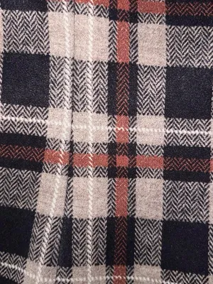 Papaya Brown plaid mini dress thumbnail 4