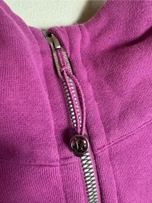 Lululemon Scuba Oversized Half-Zip Hoodie Moonlit Magenta XL/XXL thumbnail 4