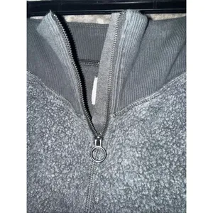 Aerie Sherpa Fleece Corset Jogger Charcoal Grey Terry Sweatpants Sz XS #769 thumbnail 9