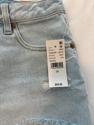 PacSun Shorts Jean Light Wash thumbnail 3