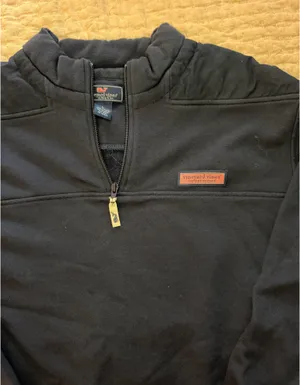 Vineyard Vines Navy blue quarter zip jacket thumbnail 2