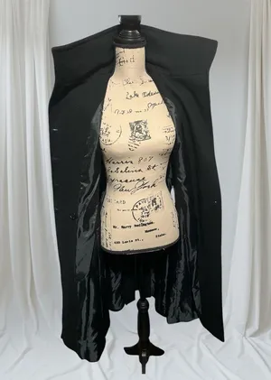 André Badi Wool Black Coat sz XXS thumbnail 6