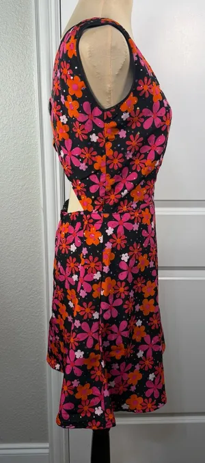 Dallas Fashion by Henny Hughes Vintage 60s Style Mod Floral thumbnail 4