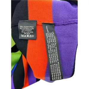 Ralph Lauren Rainbow Striped Boatneck Knit Top M Retro Whimsygoth Kidcore thumbnail 3