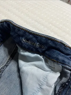 American Eagle Outfitters Medium Blue Distressed Denim Shorts thumbnail 2