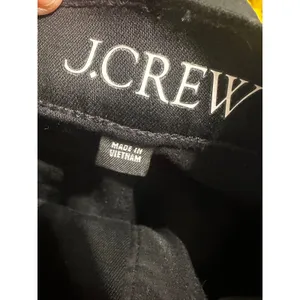 J.Crew 9"‎ High-Rise Slim Straight Jeans Black Denim RE-03-BLK Womens Size 27T thumbnail 7