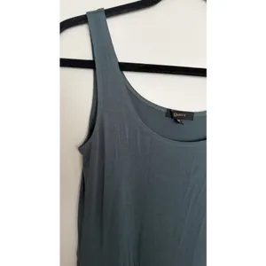 Quince Women Tencel Jersey Fit & Flare Dress Dark Olive Women's Size Medium thumbnail 10