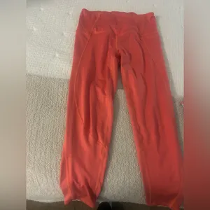 FREE PEOPLE coral leggings thumbnail 3