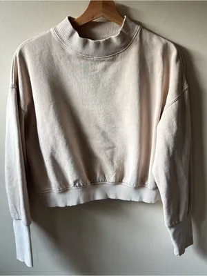 We The Free “Nikki” Cropped Cream Sweatshirt thumbnail 2