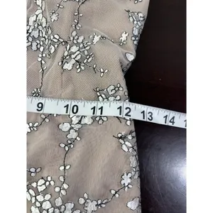 Bronx & Banco White Lace Floral Illusion Midi Dress Fits S Ethereal Elegance thumbnail 16