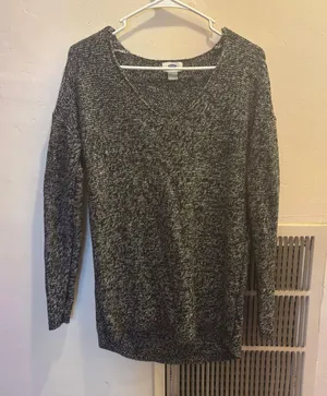 Old Navy Black and White Sweater thumbnail 1