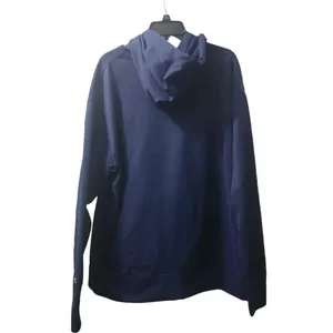 Champion Hooded Sweatshirt Womens Xl Navy With Red‎ Lettering. thumbnail 2