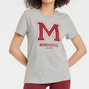 NWT Morehouse College Short Sleeve Boyfriend T-Shirt Size Large thumbnail 2