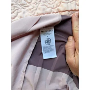 Athleta Women's Blush Pink Colorblock Swing Tank Top Medium Travel Hiking thumbnail 10