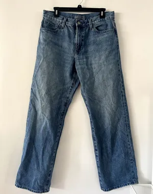 Uniqlo x JW Anderson Blue Denim Straight Leg Jeans Size 29 thumbnail 1