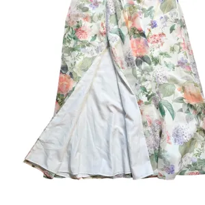 Davids Bridal NWOT Floral One Shoulder Printed Chiffon‎ Maxi Dress F18055P 2 thumbnail 10