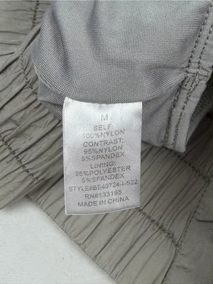 AS Revival Altar’d State Athletic Casual Shorts High Rise Women Sz M Taupe Gray thumbnail 4
