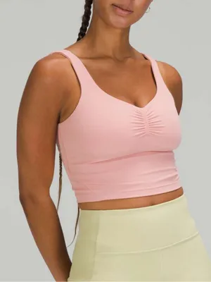 Lululemon Align Gathered-Front Tank Top Pink Puff Sz 8 thumbnail 1