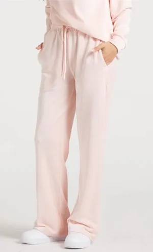 NWT Southern Marsh Courtney Corduroy Lounge Pants Pink Velour M Preppy thumbnail 1