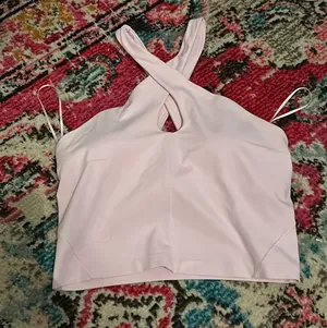 Align Keyhole Halter Tank Meadowsweet Pink Size 6 thumbnail 1