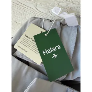 Halara High Waisted Pleated‎ Wide Leg Trousers Grey Athleisure Pants Size Large thumbnail 6