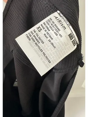 Uniqlo AIRism Soft Ribbed Flare Leggings Black XS thumbnail 8