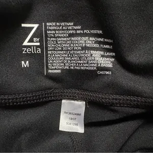 Z By Zella Black Cropped Mid Rise Athletic Leggings Size M thumbnail 9