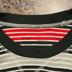 Pact Pajama Top Preppy Y2K Retro Casual 90s Comfy Casual Flurry Stripe Medium thumbnail 3