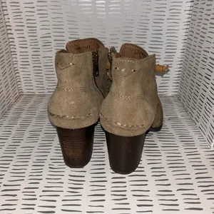 Sperry Women's Dasher‎ Gale Boot Size 9 Block Heel Bootie Lace Up Tan Suede thumbnail 3