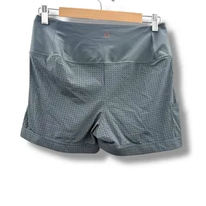 Kinona‎ Active Shorts Women’s Size Small Gray High Rise Compression Mesh Stretch thumbnail 3
