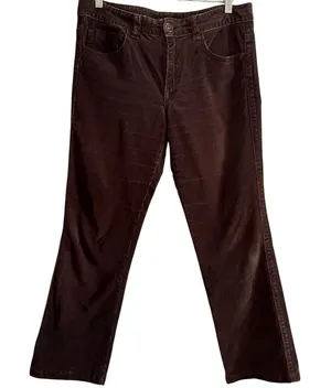 90s Vintage Calvin Klein Jeans Brown Corduroy Mid-Rise Boot Cut Jeans 8 thumbnail 1