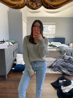 J.Crew Vneck knit Sweater thumbnail 3