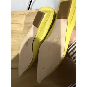 Jeffrey Campbell Suite You Pointed Toe Platform Wedge Penny Loafer sz 6 J thumbnail 3
