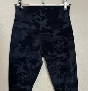 Lululemon Align Pant II 25” Incognito Camo Multi Gray Black Leggings 4 thumbnail 4