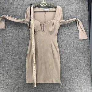 ASTR the Label Ribbed Dress Taupe Medium‎ thumbnail 12