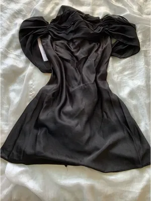 Princess Polly Adoration Mini Dress Black thumbnail 3