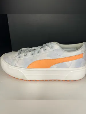 PUMA Kaia Platform Hazy Summer Women's Sneakers Tie-Dye Peach Blue White Size 10 thumbnail 3
