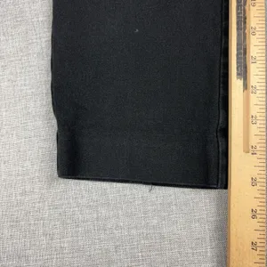 Anthropologie The Essential Slim Pants Womens 10 Black Twill Dress Stretch thumbnail 5