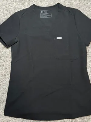 Figs Women’s Black Caterina Scrub Top thumbnail 1