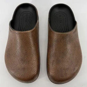 Crocs Dylan Burnished Slip On Clog Mule Brown Men 5/Women 7 Casual Comfy New thumbnail 3