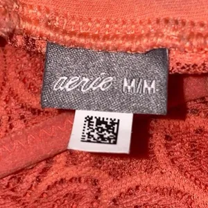 Aerie Bright orange lace bralette thumbnail 7