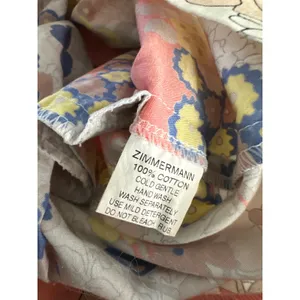 Zimmermann floral cotton‎ dress sz 1 thumbnail 4