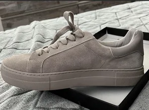 Steve Madden x Winnie Harlow All Now Grey Suede Sneakers thumbnail 5