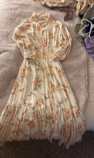 black tape floral maxi dress thumbnail 1