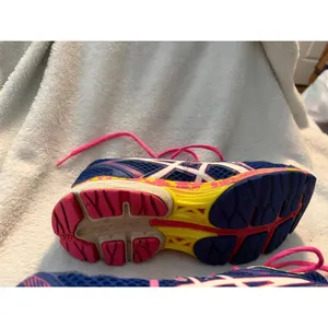 Asics Gel-Contend 3‎ Running Shoes Vibrant Blue Pink Yellow Sneakers Size 7.5 thumbnail 6
